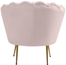 Gardenia Pink Velvet Chair