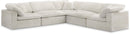 Cozy Cream Velvet Cloud Modular Sectional