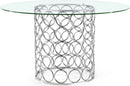 Opal Chrome Dining Table