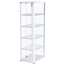 Aero Curio Cabinet with LED Lighting