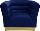 Bellini Navy Velvet Chair