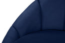 Shelly Navy Velvet Chaise