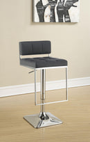Alameda Adjustable Bar Stool Chrome and Grey - NY Furniture Direct (NY)