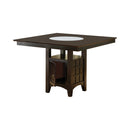 Gabriel Square Counter Height Dining Table Cappuccino - NY Furniture Direct (NY)