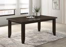 Dalila Rectangular Dining Table Cappuccino - NY Furniture Direct (NY)
