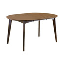 Jedda Oval Dining Table Dark Walnut - NY Furniture Direct (NY)