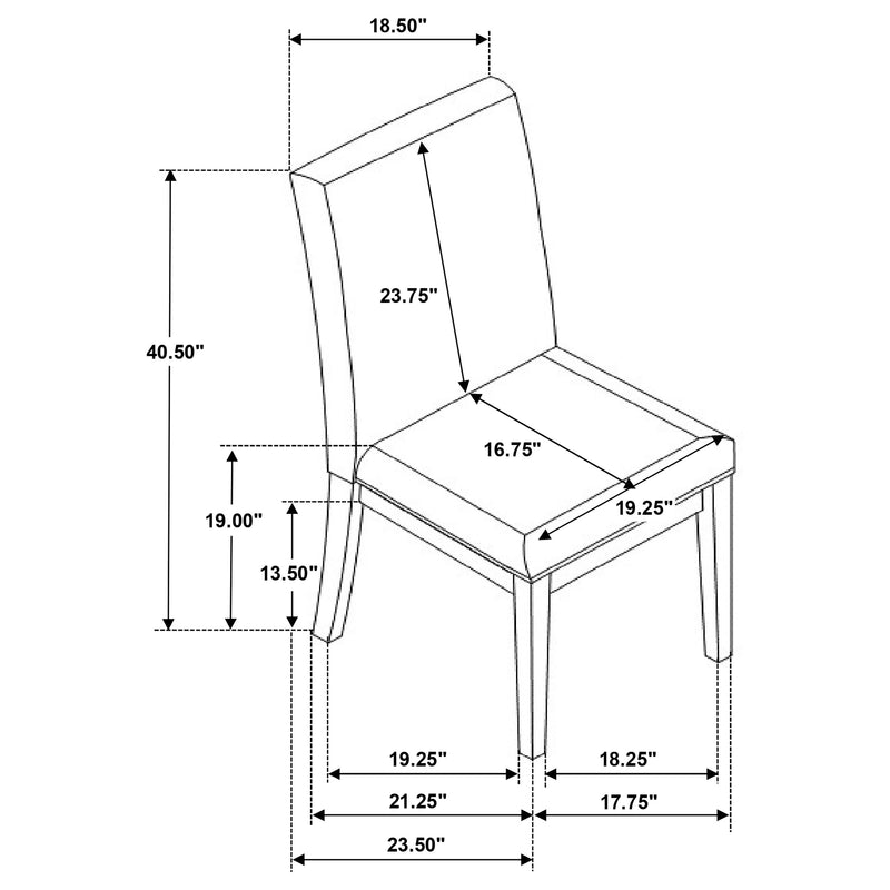 Hathaway 5 Pc Dining Set