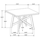 Canfield Counter Height Dining Table - NY Furniture Direct (NY)