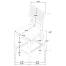 Kailani 8 Pc Counter Height Dining Set