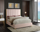 Becca Pink Velvet Full Bed