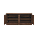 Brockway 4-door Server Antique Java - NY Furniture Direct (NY)