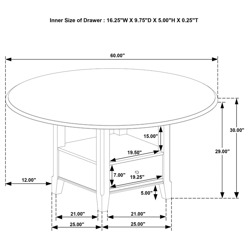 Twyla 5 Pc Dining Set