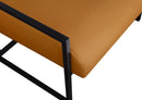 Industry Cognac Faux Leather Accent Chair