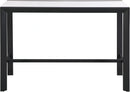 Nizuc White manufactured wood Outdoor Patio Aluminum Rectangle Bar Table