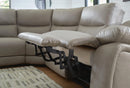 Narwhal Place Reclining Sectional with Storage Console