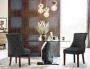 Hannah Grey Velvet Dining Chair