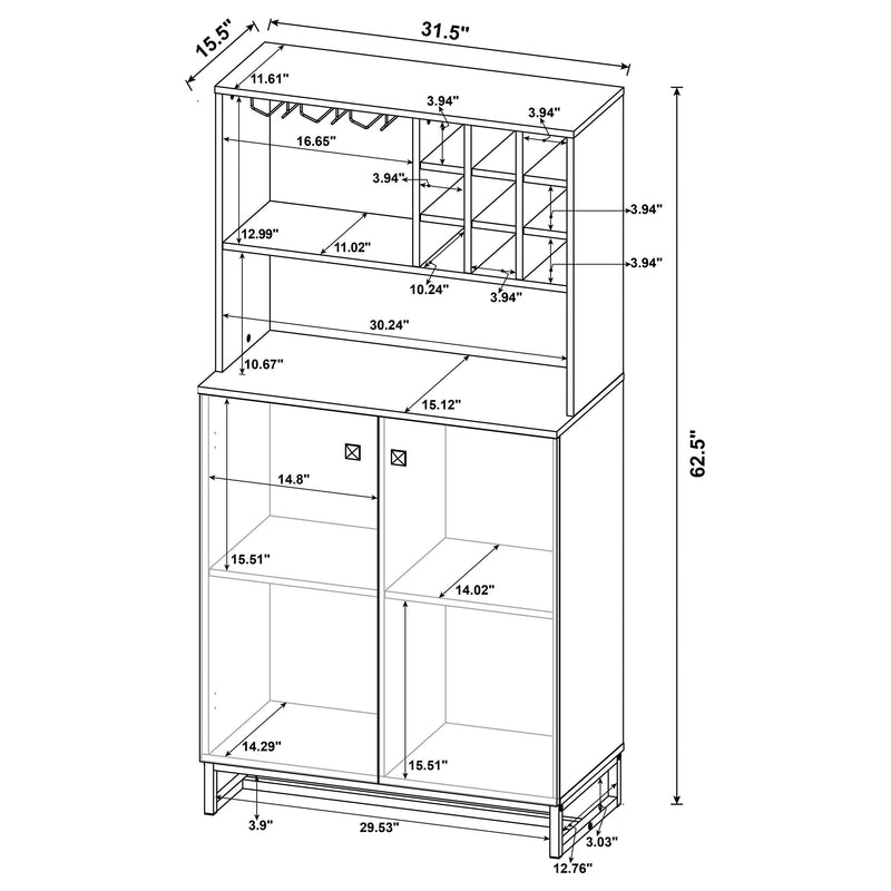 Mendoza Bar & Wine Cabinet