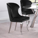 Cheyanne Upholstered Wingback Side Chair with Nailhead Trim (Set of 2) - NY Furniture Direct (NY)