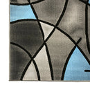 Sivas Area Rug Black & Blue