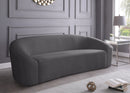 Riley Grey Velvet Sofa