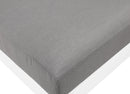 Nizuc Grey Waterproof Fabric Outdoor Patio Aluminum Arm Chair