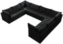 Jacob Black Velvet Modular Sectional