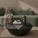 Gemma Matte Black Coffee Table