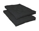 7.5" Deluxe Innerspring Futon Pad Black - NY Furniture Direct (NY)
