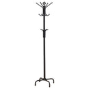 Collier 12-hook Coat Rack Black - NY Furniture Direct (NY)