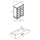 Louis Philippe 4 & 5 Piece Bedroom Sets Twin & Queen