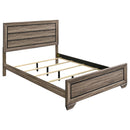 Kauffman California King, E.king, & Queen Panel Bed Washed Taupe - NY Furniture Direct (NY)
