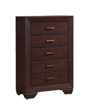 Kauffman 5-drawer Chest Dark Cocoa - NY Furniture Direct (NY)