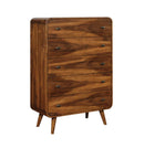 Robyn 5-drawer Chest Dark Walnut - NY Furniture Direct (NY)