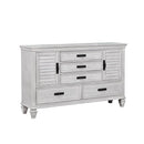 Franco 5-drawer Dresser Antique White - NY Furniture Direct (NY)