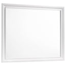 Barzini Rectangle Dresser Mirror White - NY Furniture Direct (NY)