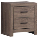Brantford 2-drawer Nightstand Barrel Oak - NY Furniture Direct (NY)