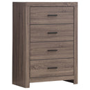 Brantford 4-drawer Chest Barrel Oak - NY Furniture Direct (NY)
