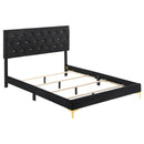 Kendall Panel Bed E.King, & Queen Black & White