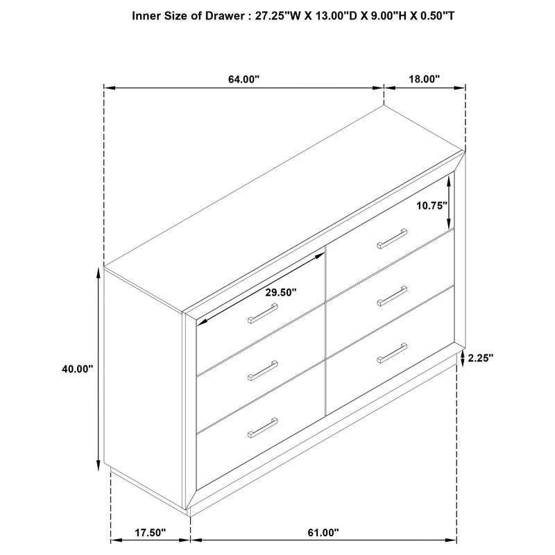 Kenora 5 Pc Bedroom Set