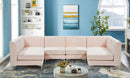 Alina Pink Velvet Modular Sectional