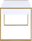 Victoria White / Gold Desk/Console