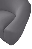 Riley Grey Velvet Sofa