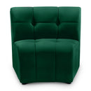 Limitless Green Velvet Modular Chair