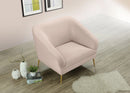 Hermosa Pink Velvet Chair