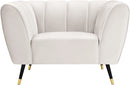 Beaumont Cream Velvet Chair