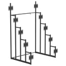 Duarto 5-tier Headboard Display Rack Black