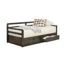 Sorrento 2-drawer Twin XL Daybed with Extension Trundle Grey - NY Furniture Direct (NY)