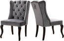 Suri Grey Velvet Dining Chair