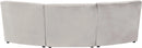 Limitless Cream Velvet 3pc. Modular Sectional