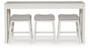 Robbinsdale Counter Height Dining Table and 3 Barstools Set